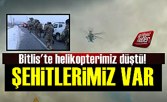 Bitlis'te Helikopter Faciası: 11 Şehit!