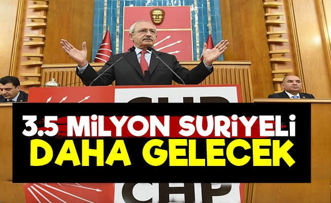 '3.5 Milyon Suriyeli Daha Gelecek'