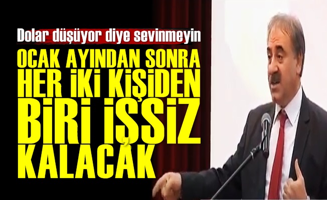 'Battık.. 2 Kişiden Biri İşsiz Kalacak'