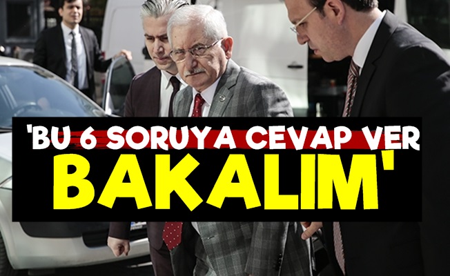 'Bu 6 Soruya Cevap Ver Sadi Güven'