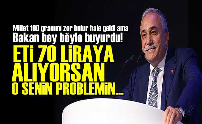 'ETİ 70 LİRAYA ALAN VATANDAŞIN PROBLEMİ…'