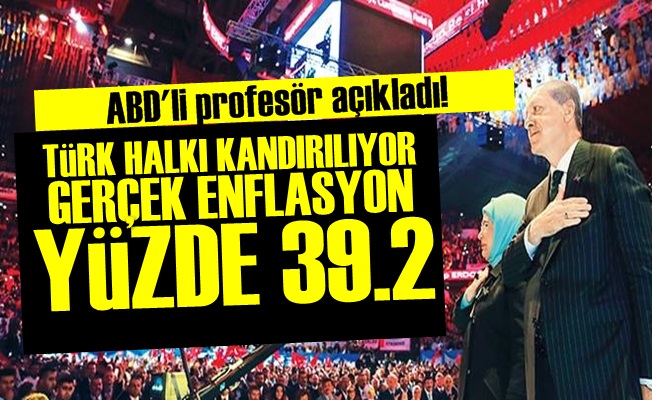 'GERÇEK ENFLASYON YÜZDE 39.2'