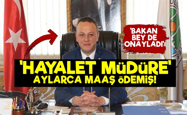 'Hayalet Müdüre' Aylarca Maaş Ödemiş!