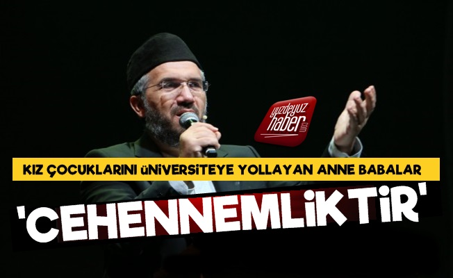 'İhsan Şenocak: O Anne Babalar Cehennemlik…