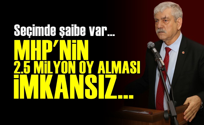 'MHP'nin 2.5 Milyon Alması İmkansız'