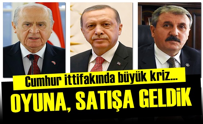 'OYUNA, SATIŞA GELDİK…'