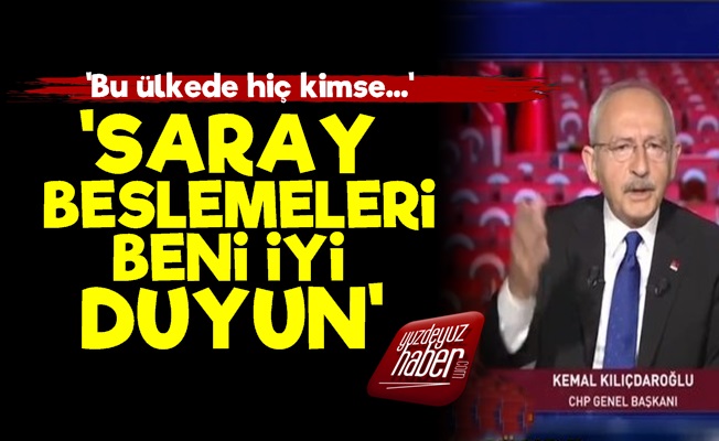 'Saray Beslemeleri Beni İyi Duyun'