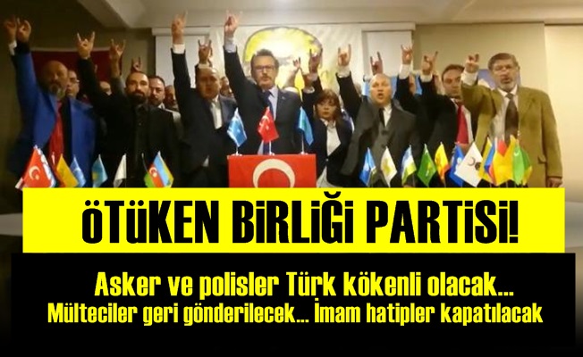 'TÜRK DÜNYADA EN ÜSTÜN IRKTIR…"