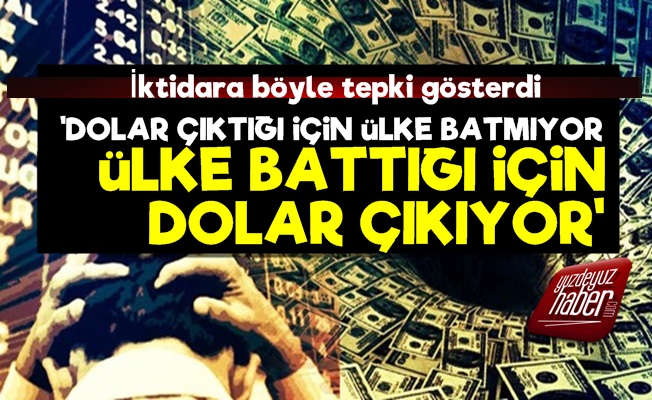 'Ülke Battığı İçin Dolar Çıkıyor'