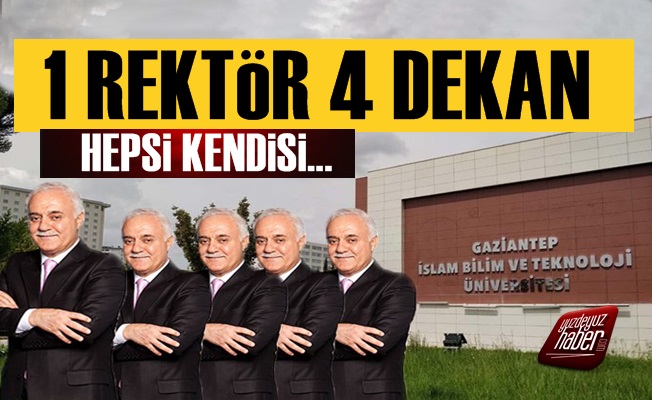 1 Rektör 4 Dekan; Nihat Hatipoğlu