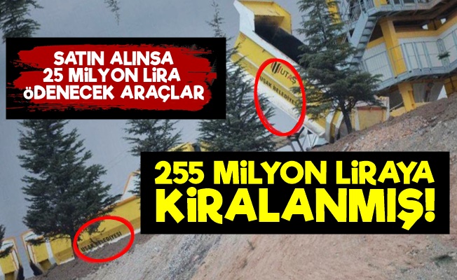 25 Milyonluk Araçlara 255 Milyon Lira Ödenmiş!