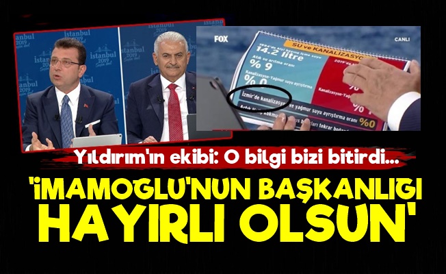 'İmamoğlu'nun Başkanlığı Hayırlı Olsun'