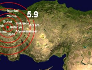 5.9’LUK DEPREMLE SARSILDIK…