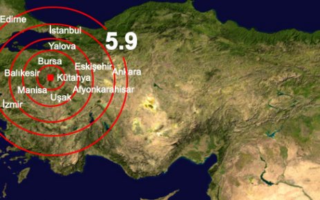 5.9’LUK DEPREMLE SARSILDIK…