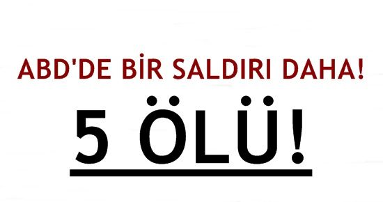 ABD’DE YENİ BİR SALDIRI DAHA: 5 ÖLÜ