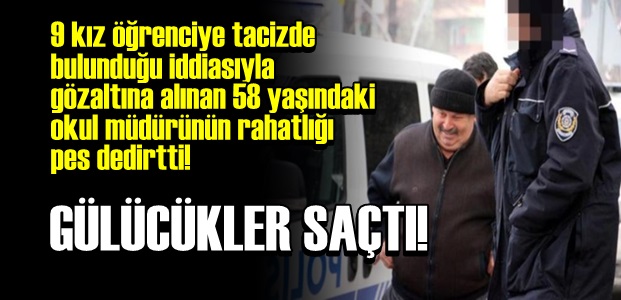 ADLİYE'YE GÜLEREK GİRDİ…