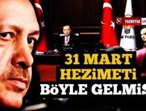 AK Parti'de 31 Mart Hezimeti Böyle Gelmiş