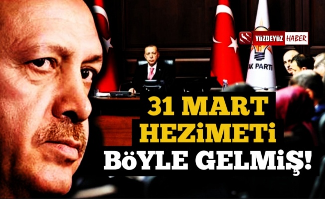 AK Parti'de 31 Mart Hezimeti Böyle Gelmiş