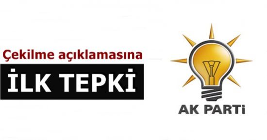 AK PARTİ’DEN İLK TEPKİ…