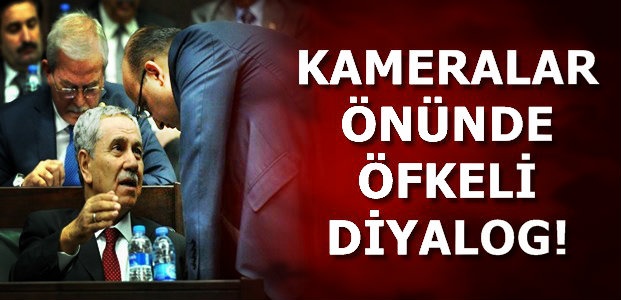 AKDOĞAN VE ARINÇ KAVGA ETTİ…