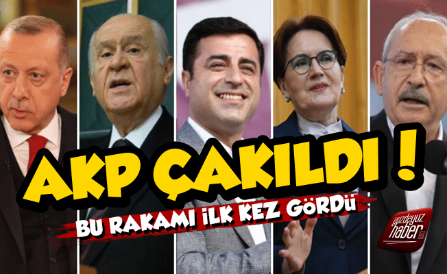 AKP Çakldı, Bu Rakamı İlk Kez Gördü