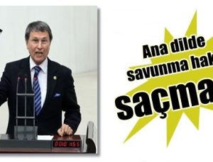 ‘ANADİLDE SAVUNMA HAKKI SAÇMALIK…’