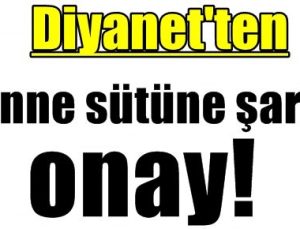 ANNE SÜTÜNE ‘ŞARTLI ONAY’…