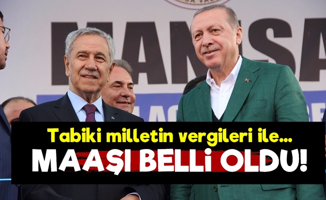 Arınç'ın Maaşı Belli Oldu!