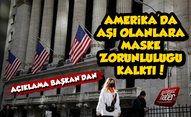 Aşı Olan Amerikalı Artık Maske Takmayacak