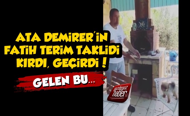 Ata Demirer'in Fatih Terim Taklidi Ortalığı Yıktı