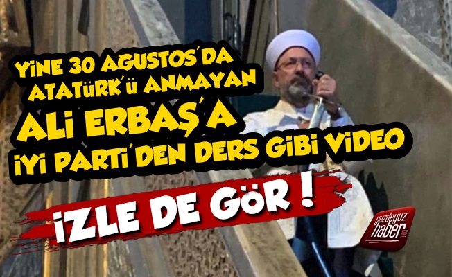 Atatürk'ü Yine Anmayan Ali Erbaş'a Ders Gibi Video