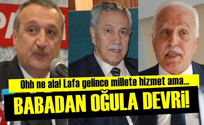 BABALAR BİTTİ SIRA OĞULLARDA!