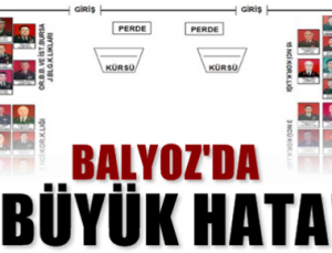 BALYOZ’DA BÜYÜK HATA!