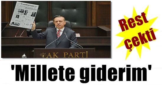 BAŞBAKAN REST ÇEKTİ