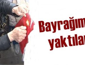 BAYRAĞIMIZI YAKTILAR!