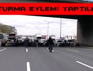 BDP'LİLER TRAFİĞİ FELÇ ETTİ