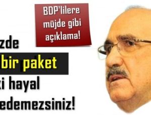 BDP’LİLERE MÜJDE GİBİ AÇIKLAMA!