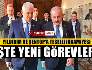 Binali Yıldırım ve Mustafa Şentop'un yeni görevleri belli oldu