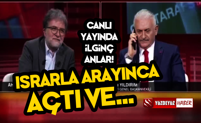 Binali Yıldırım'ı Canlı Yayında Israrla Aradı Ve…