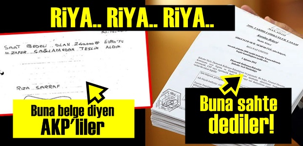 BİR AKP RİYASI DAHA!..