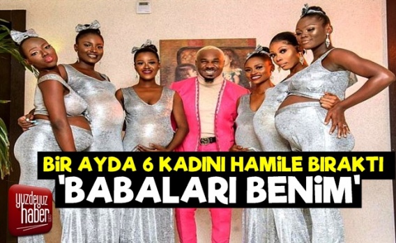 Bir Ayda 6 Kadını Hamile Bırakıp Poz Verdi!