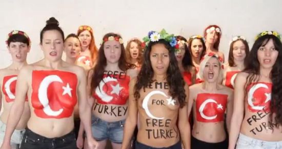 BİR DESTEKTE FEMEN’DEN…