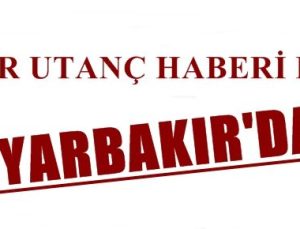 BİR UTANÇ HABERİ DE DİYARBAKIR’DAN