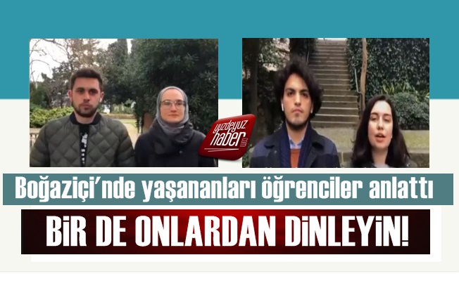 Boğaziçi Konusunu Öğrencilerden Dinleyin!