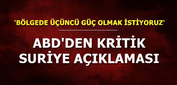 ‘BÖLGEDE ÜÇÜNCÜ GÜÇ OLMAK İSTİYORUZ’