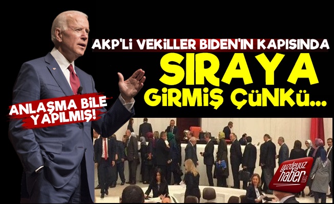 Bomba! AKP'liler Joe Biden'ın Kapısında Sıraya Girmiş…