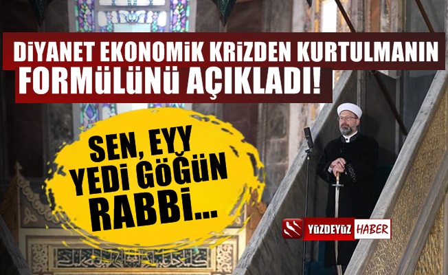 Bu da oldu! Diyanet, ekonomik krizden kurtulmak için bakın ne önerdi?