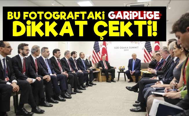 Bu Fotoğraftaki Garipliğe Dikkat Çekti!