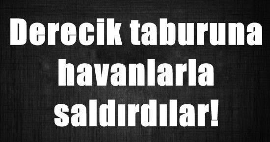 BU KEZ DERECİK TABURUNA SALDIRDILAR