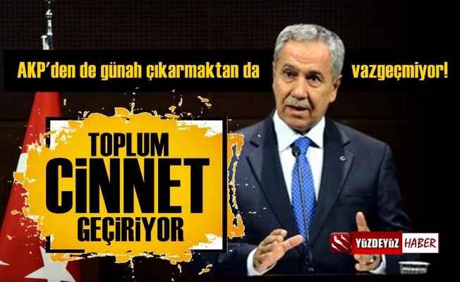 Bülent Arınç: Toplum Cinnet Geçiriyor